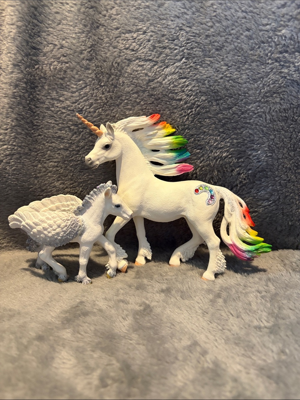 Schleich Rainbow Love Unicorn & Pegasus Foal